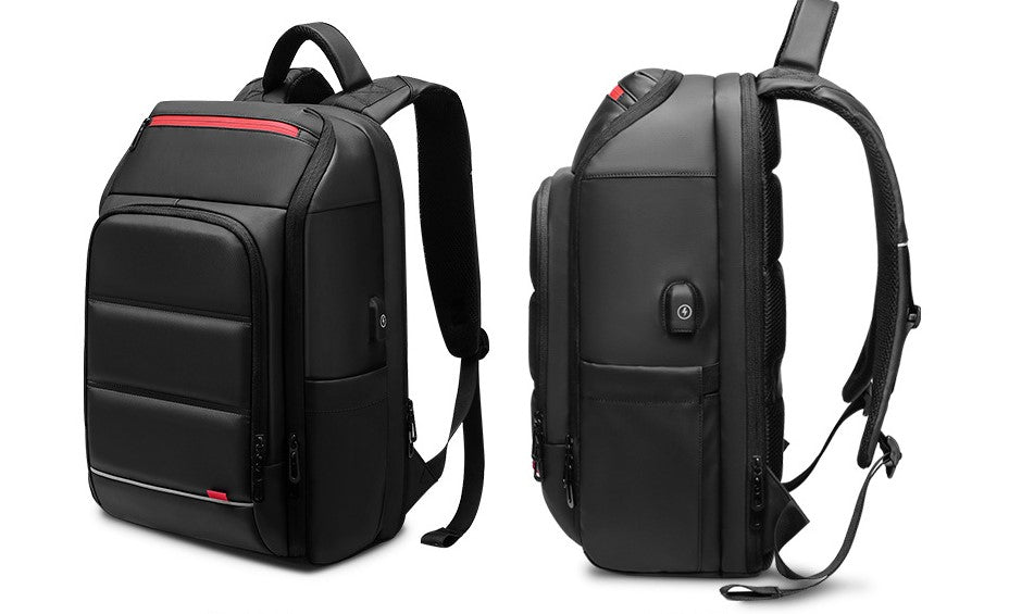 Waterproof Backpack with Multifunctional External USB Charge Port Laptop Bag