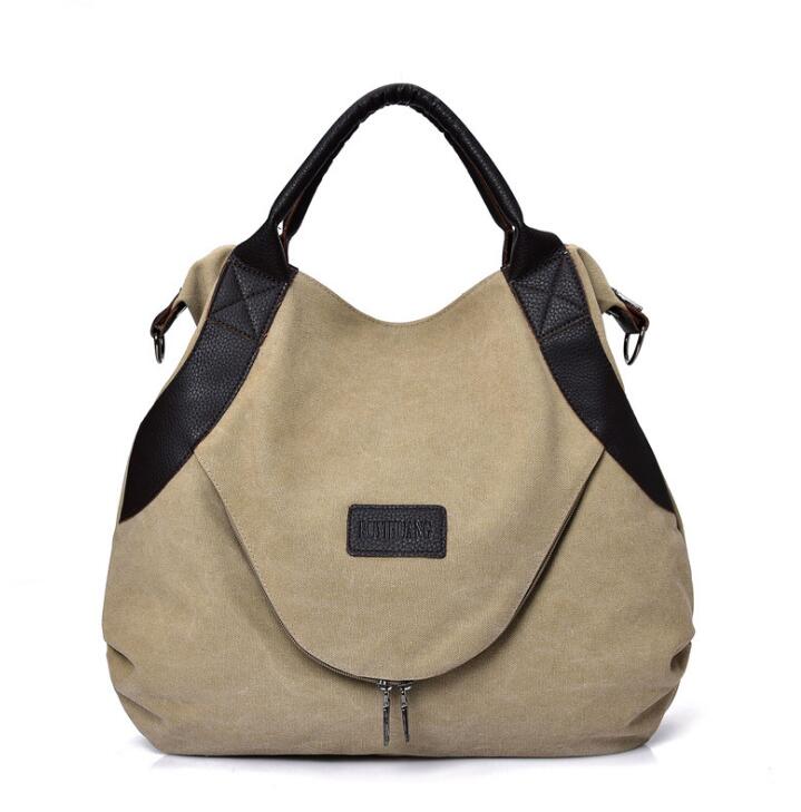 Handbags Women Minimalist Retro Shoulder Crossbody Vintage Canvas Bag