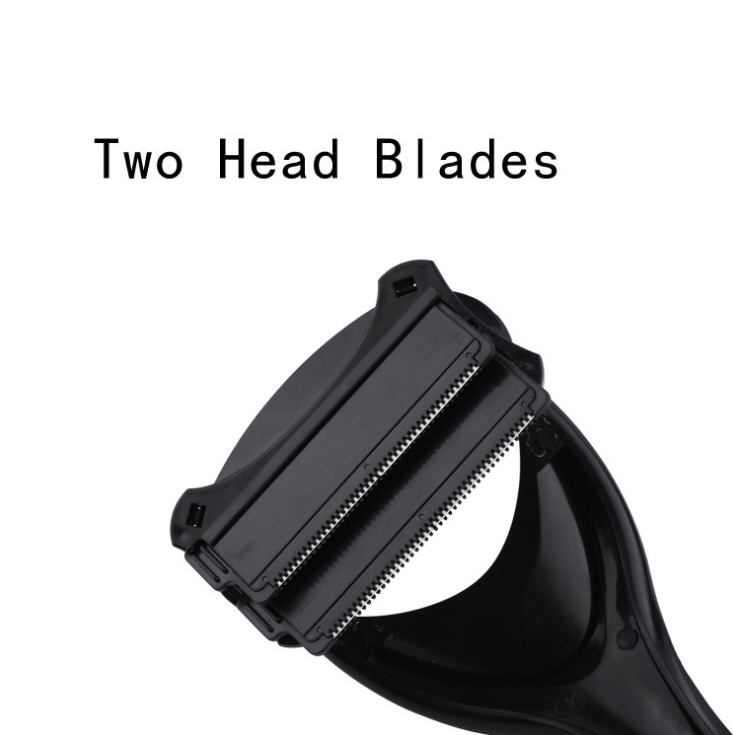 Men Back Shaver 2.0 Back Hair Shaver Two Head Blade Foldable Trimmer Body Leg Razor Long Handle Removal Razors